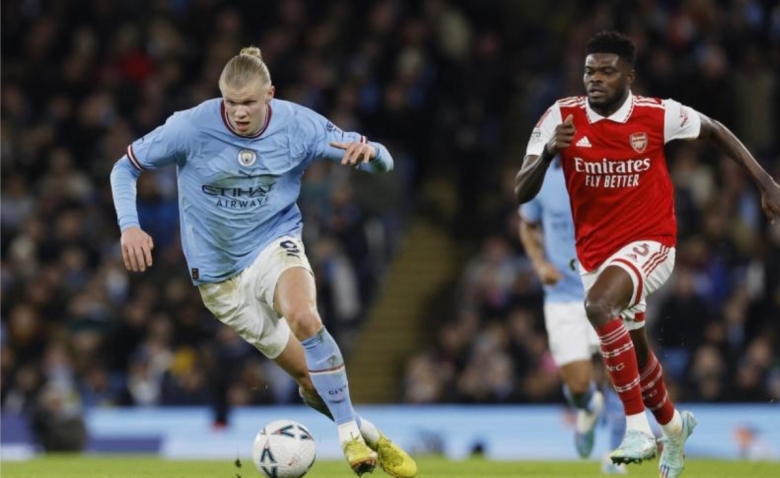 Illustration : "City s'impose face à une équipe d'Arsenal remaniée"