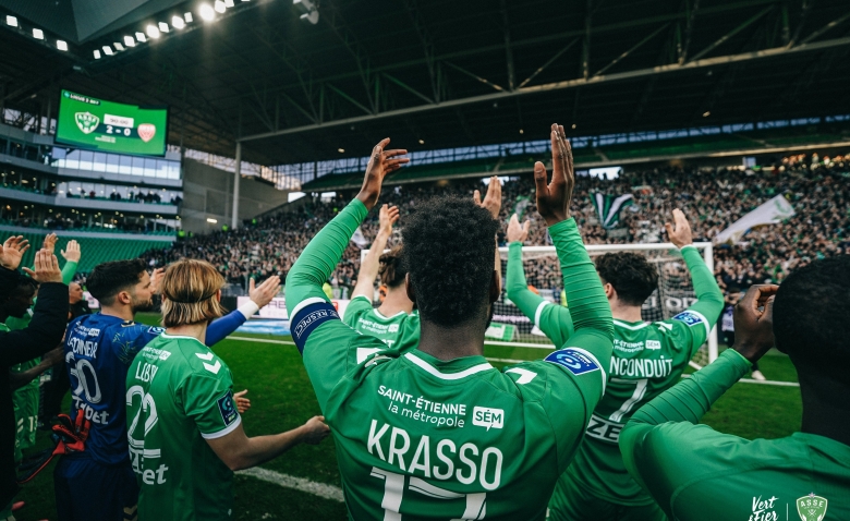 Illustration : "ASSE : Un événement pour les Verts après la victoire contre Dijon !"