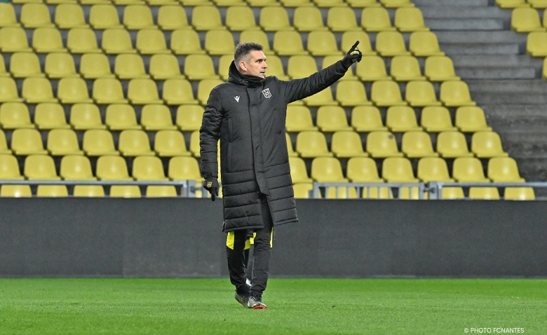 Illustration : "FC Nantes : Un indice distillé sur les consignes de Gourvennec avant Lyon "