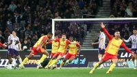 Illustration : "Toulouse FC - RC Lens : Un but sensationnel pour délivrer les Sang et Or ! "