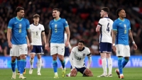 Illustration : "Angleterre - Brésil : Coup de tonnerre à Wembley !"