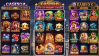 Illustration : "TOP 3 des nouveaux casinos en ligne avec une grande sélection de machines à sous"