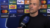 Illustration : "[video] La réaction de Luis Enrique après la qualification pour les quarts de finale de LDC"