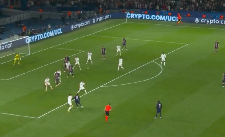 Illustration : "[video] Le but exceptionnel de Désiré Doué contre Aston Villa"