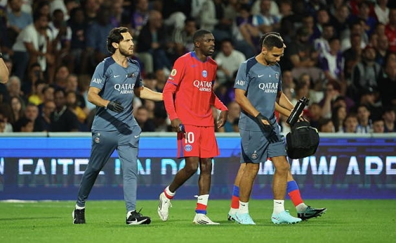 Illustration : "PSG : Une première nouvelle tombe après la sortie sur blessure de Dembélé"