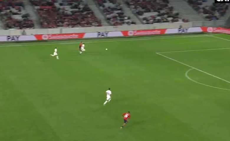 Illustration : "[video] le but de Igamane pour le LOSC contre Brann"