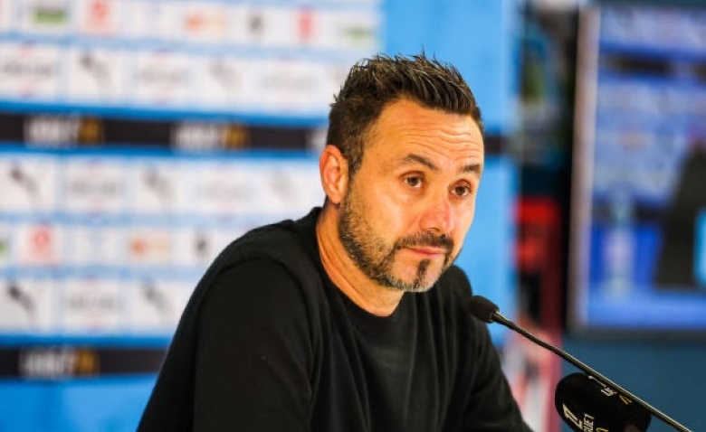 Illustration : "OM : Menacé ? De Zerbi reste confiant  "