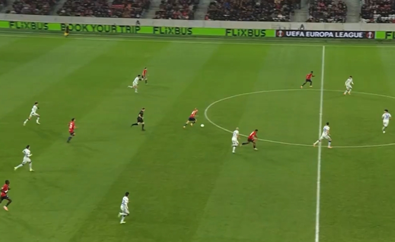 Illustration : "(video) Le but de Correia pour Lille contre Zagreb 1-0"