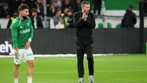 Illustration : ASSE : Horneland tient son taulier pour aller chercher la mont&eacute;e !