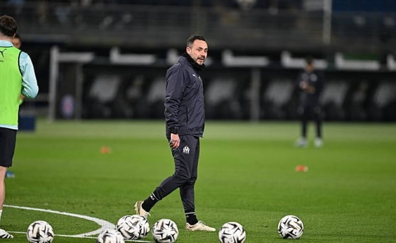 Illustration : "OM : Double coup dur pour De Zerbi avant le déplacement à Angers "