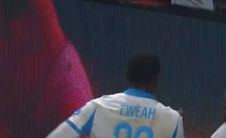 Illustration : "Angers - OM : le but de Weah pour Marseille en vidéo (0-4) - Ligue 1 J18"