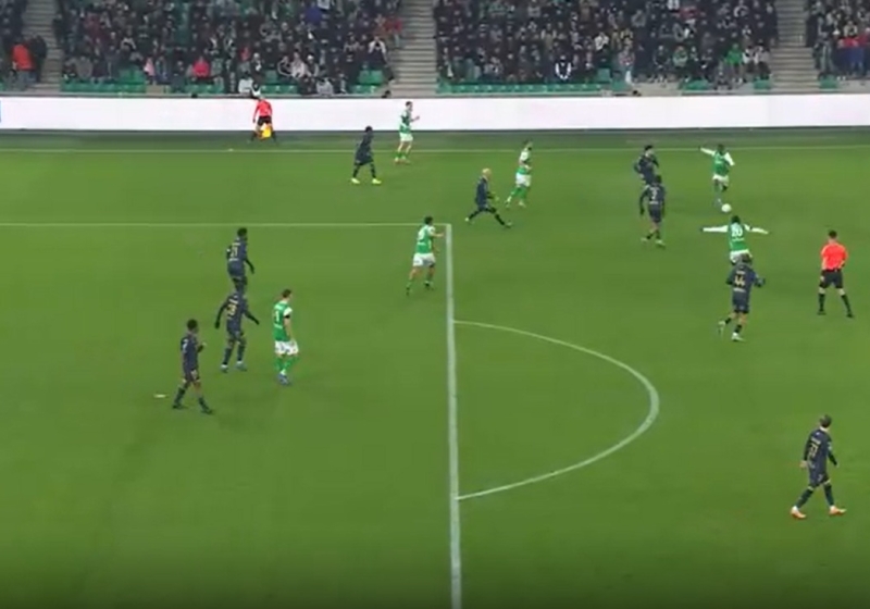 Illustration : Saint Etienne - Clermont : le r&eacute;sum&eacute; et le but en vid&eacute;o (1-0) - Ligue 2 J19
