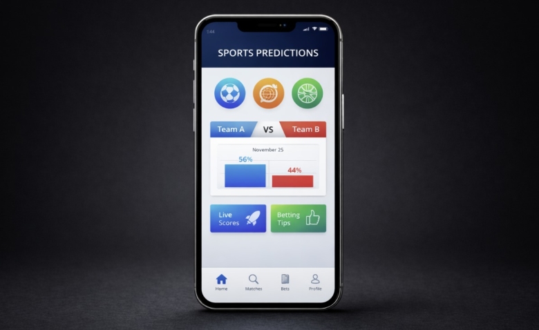 Illustration : "Les applications de prévision sportive transforment l'analyse des compétitions"