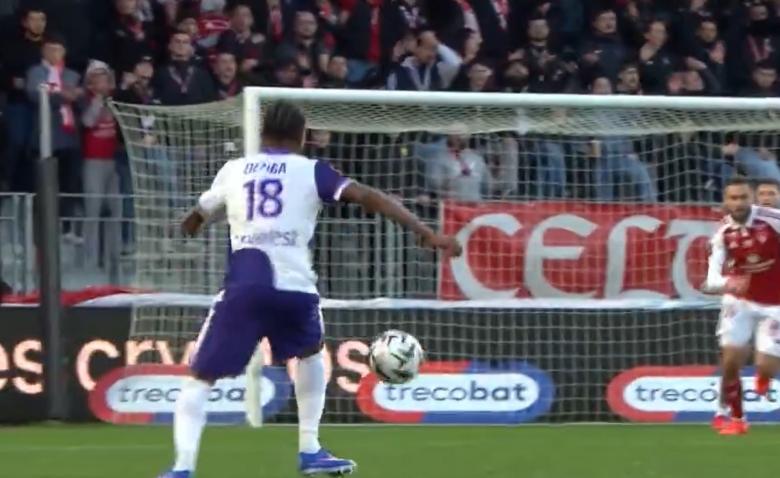 Illustration : "Brest - Toulouse : le résumé et les buts en vidéo (0-2) - Ligue 1 J19"