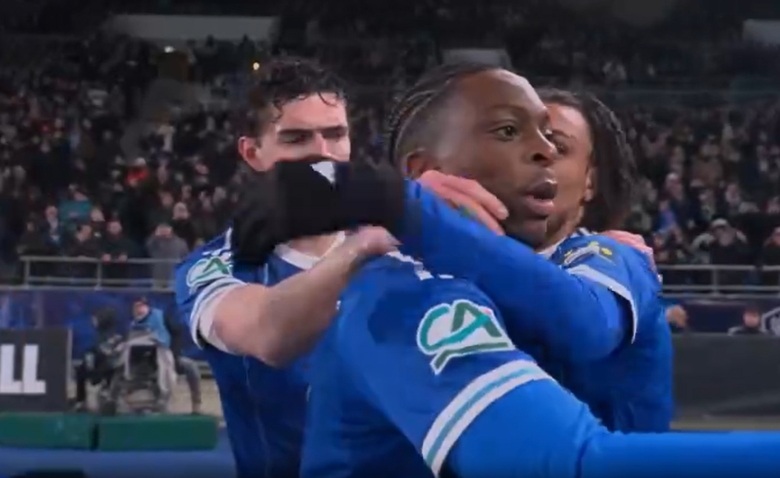 Illustration : "[video] Strasbourg - Monaco : Godo ouvre le score (1-0) - cdf"