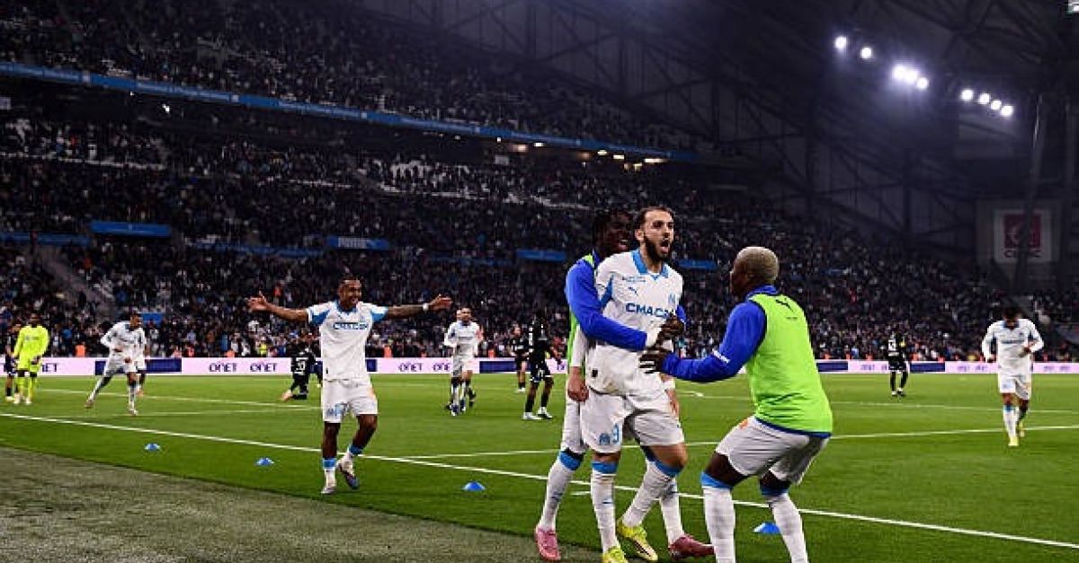 OM - AJ Auxerre : La reprise de volée de Gouiri en vidéo (1-0) - Ligue 1 J26