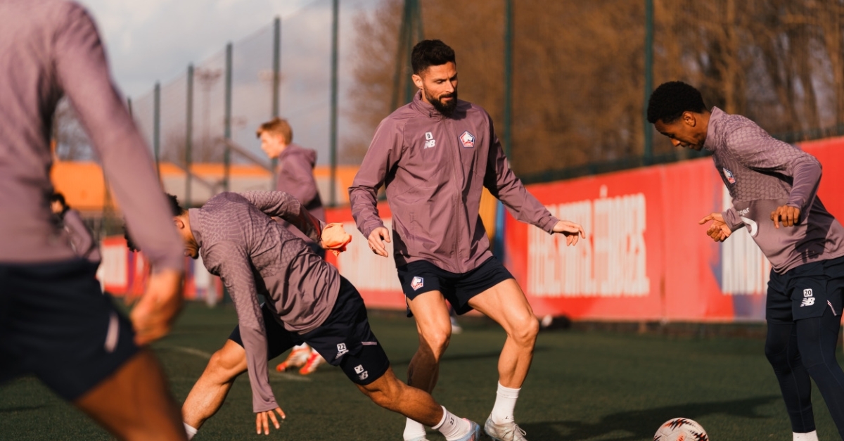 LOSC-Aston Villa : Bruno Génésio met en avant l'expérience d'Olivier Giroud dans les grands soirs européen