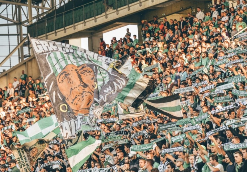 Illustration : ASSE : Le magnifique clin d'oeil aux ultras stéphanois pendant Bayern Munich - Real Madrid !