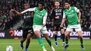 Illustration : [Vidéo] ASSE - Amiens : Le but de Duffus qui lance les Verts pour la montée ! (1-0) - Ligue 2