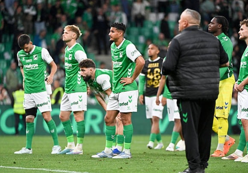 Illustration : ASSE : Les statistiques inquiétantes qui font trembler les supporters avant les barrages