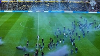 Illustration : "FC Nantes : la direction tape du poing sur la table après les incidents de la Beaujoire"